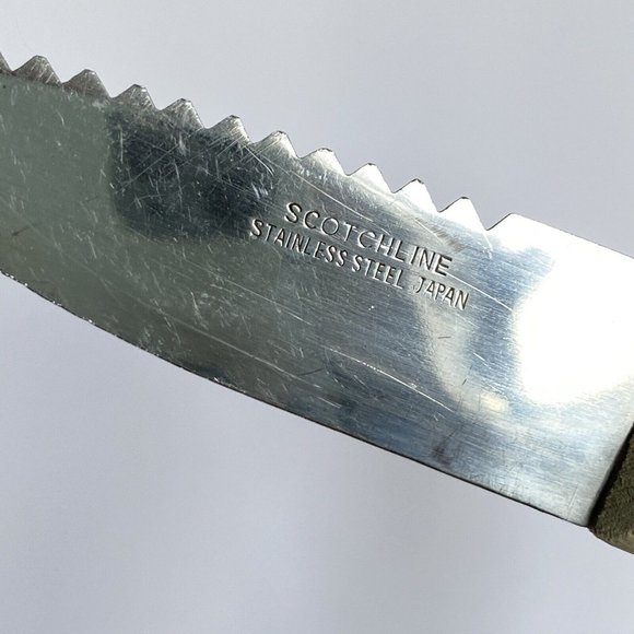 Scotchline Fishing Knife Serrated Shucking Fillet Scaler Fish Stainless Steel 8” - Picture 2 of 5